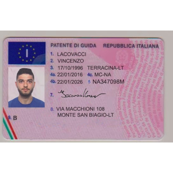 Italy Drivers Licence