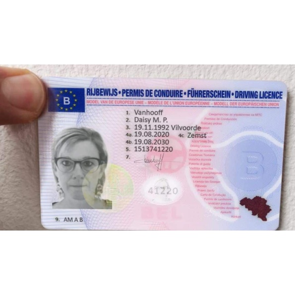 Belgium Driving Licence