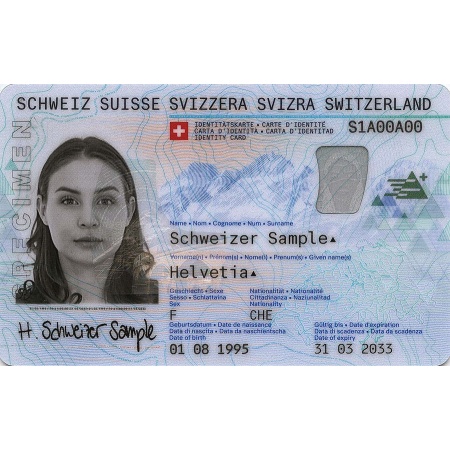 Buy Swiss ID Card Front