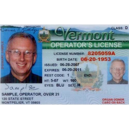 Buy Vermont Driver License and ID Card