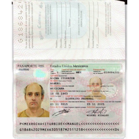 Fake Mexican Passport