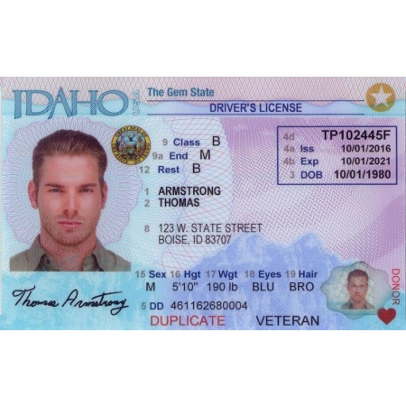 Buy Idaho Driver License and ID Card