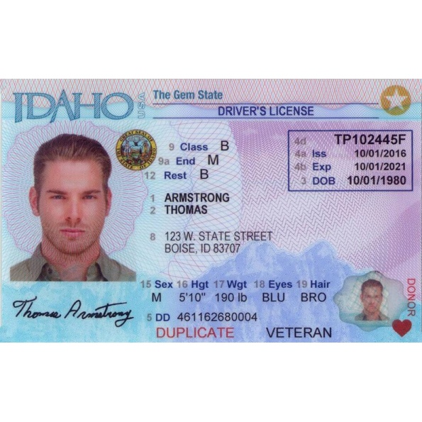 Buy Idaho Driver License and ID Card