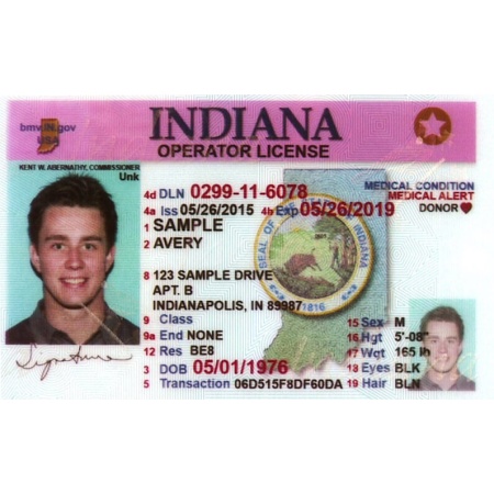 Buy Indiana Driver License and ID Card