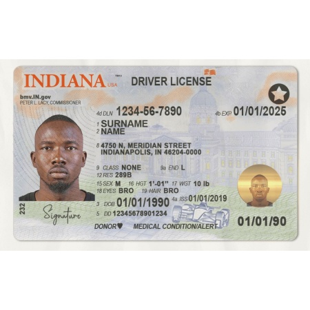 Buy Indiana Driver License and ID Card