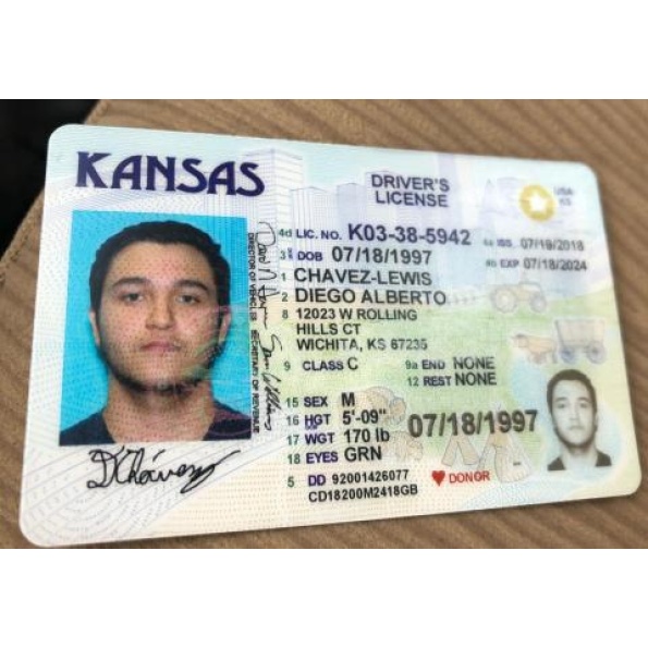 Buy Real Kansas Driver License and ID Card online