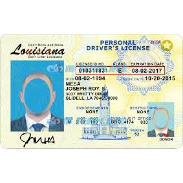 Buy Louisiana Driver License and ID Card