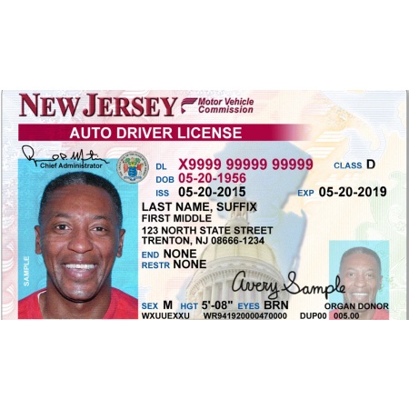 Buy New Jersey Driver License and ID Card