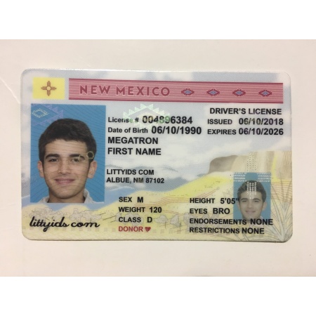 Buy New Mexico Driver License and ID Card