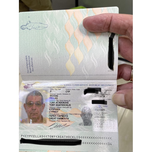 Real Cyprus Passport