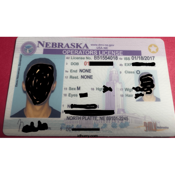 Nebraska Driver License