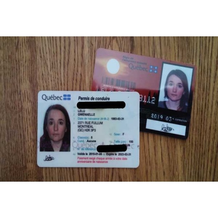 Quebec Driver License and ID Card