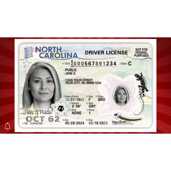 North Carolina Driver License