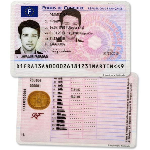 Buy Driving License of France