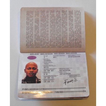 Real Belgium Passport