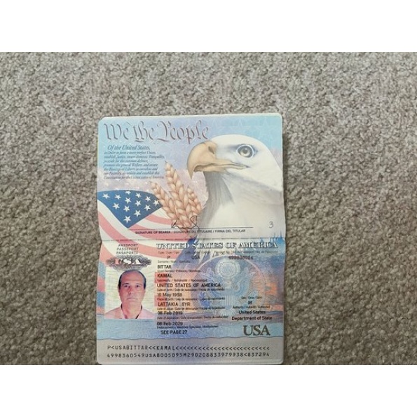 Real Passport of USA