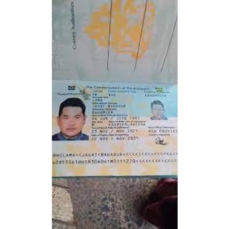 Fake Bahamas Passport