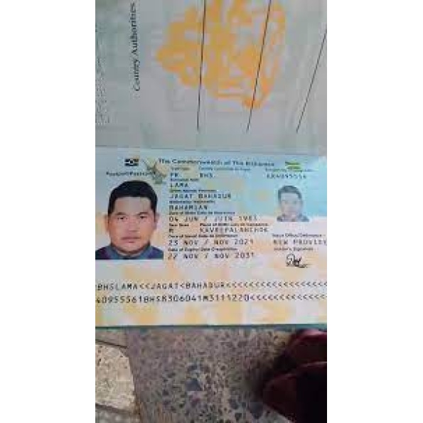 Fake Bahamas Passport