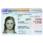 italia residence permit card