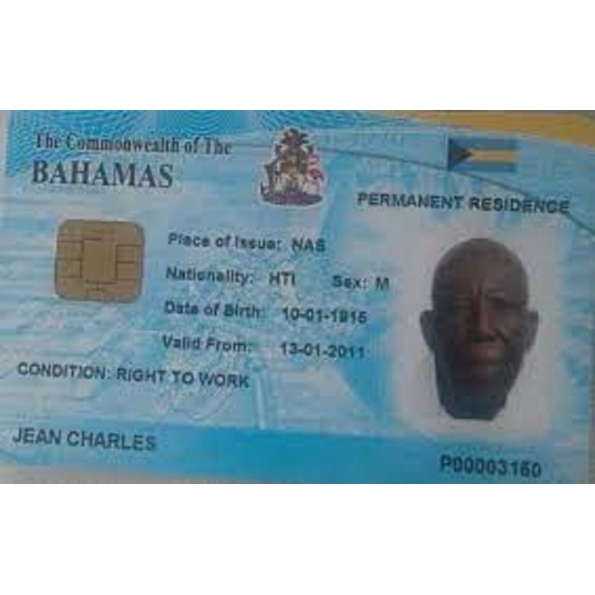 Buy Bahamas Permanent Resident Card