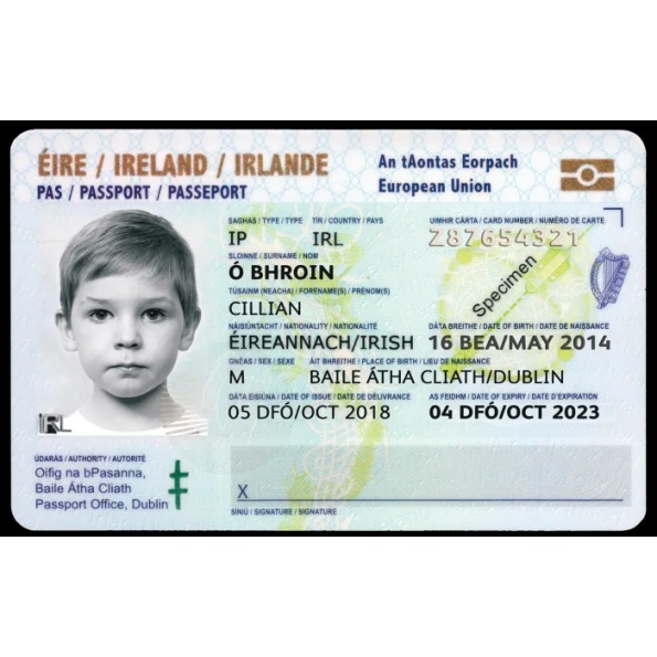 Buy Irish Passport Card