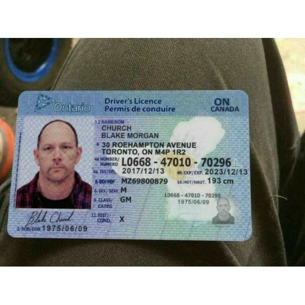 Ontario Driver Licence