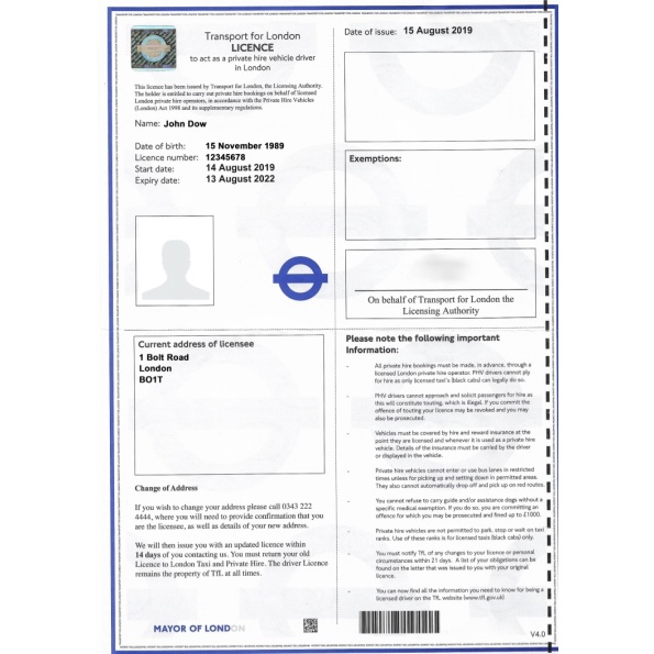 PCO Licence