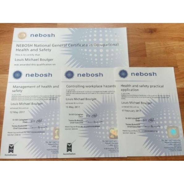 Buy NEBOSH Certificate