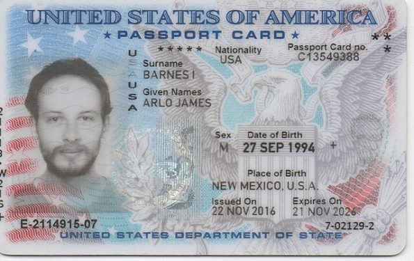 Buy The United States Passport Card Online